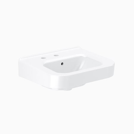 Sloan SS3206 White Ledgeback Lavatory 1 Hole Left Hand Soap 3873206